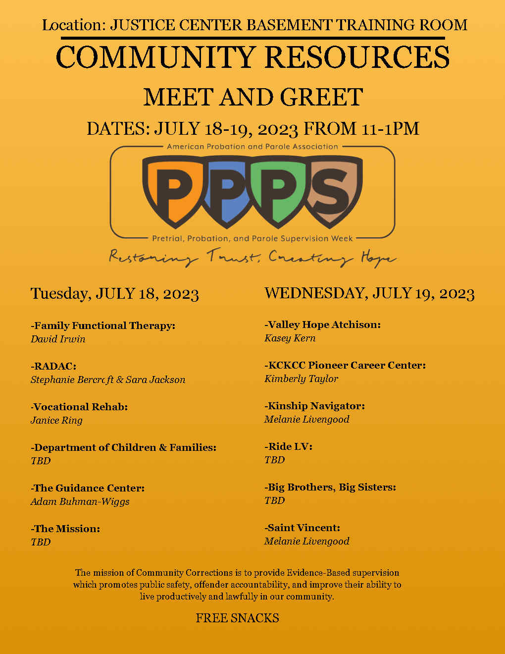 PPPS Resource Fair Flyer 2023